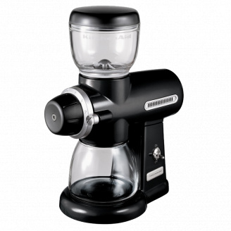 Кавомолка KitchenAid 5KCG100EOB, жорнова електрична, чорна