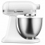 Міксер планетарний KitchenAid Mini 5KSM3311XEFW міні з чашею 3,3 л Матовий Білий Полтава
