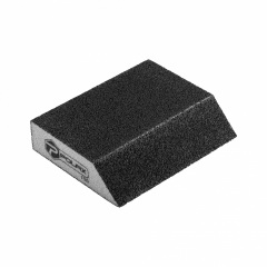 Губка шліфувальна P150 Polax кутова 110х90х25 мм Чорний (54-227) Київ