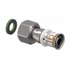 Штуцер Uponor S-Press Plus 16-G1/2" SN з накидною гайкою (1070602)
