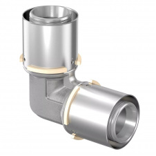 Коліно-прес Uponor S-Press 90° латунне 50-50 (1046911)