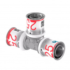 Трійник рівний Uponor S-Press PLUS латунний 25-25-25 (1070562)