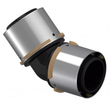 Коліно-прес Uponor S-Press Plus 45° PPSU 50-50 (1046389)