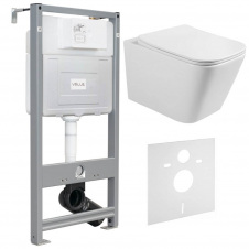 Інсталяція для унітазу Volle Master Ola 3 в 1 + унітаз Volle Libra 2.0 vortice з сидінням (1321.001000+2130.000200)