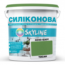 Фарба силіконова для вологих приміщень Skyline 4040-G30Y (C) Тисан 1 л (2589082073)