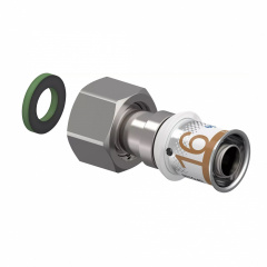 Штуцер Uponor S-Press Plus 16-G1/2" SN з накидною гайкою (1070602) Первомайськ