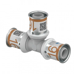 Трійник рівнопрохідний Uponor S-Press PLUS PPSU 16-16-16 (1039944) Слов'янськ
