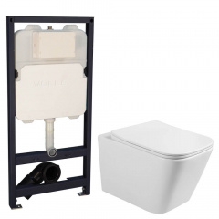 Інсталяція для унітазу Volle Master Ola 3 в 1 + унітаз Volle Libra 2.0 vortice з сидінням slow-closing (1321.001000+2130.000200) Гуляйполе