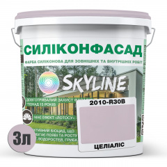 Фарба фасадна силіконова Skyline Силіконфасад 2010-R30B Целіаліс 3 л (2595725060) Ізюм