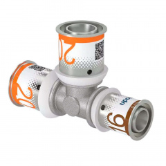 Трійник редукційний Uponor S-Press PLUS латунний 20-20-16 (1070569) Біла Церква