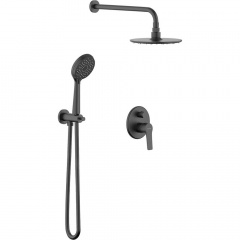 Душова система прихованого монтажу Imprese Kucera на 2 функції чорний матовий (t03003401SRС) Приморськ