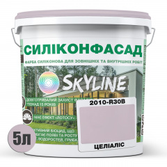 Краска фасадная силиконовая Skyline Силиконфасад 2010-R30B Целиалис 5 л (2595725061) Краматорск