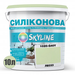 Фарба силіконова для вологих приміщень Skyline 1020-G40Y Лессі 10 л (2589082080) Рівне