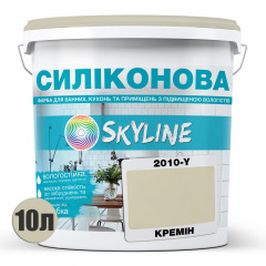 Фарба силіконова для вологих приміщень Skyline 2010-Y Кремін 10 л (2589082009) Львів