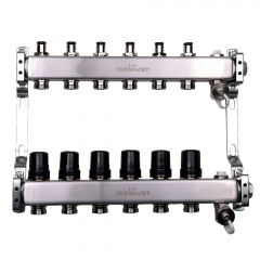 Колектор для опалення Termojet TJ-R-W-06 без витратомірів Прилуки