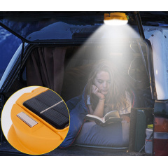 Светодиодная LED лампа-фонарь с солнечной панелью и аккумуляторами BTB 19200 mAh NG200 "Ромашка" Желтый Братское