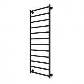 Рушникосушка водяна Mario INOX Флет 1170х430/400 чорний мат