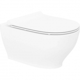 Унітаз підвісний Imprese Labe Rimless з кришкою (i11514)