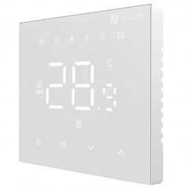 Терморегулятор Navin WT410 W-3А з Wi-Fi для газових котлів білий (24-104273-8686)