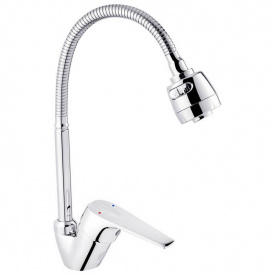 Змішувач для кухні з гнучким виливом Kroner KRM Odra - C038-1