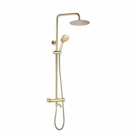 Душова система з виливом VBI Milano золотий (VBI-050111BG)