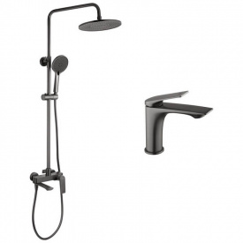 Душова система 2 в 1 Kroner Graz-GRP063 + змішувач Graz-GRP010 (KRGGRP063GRP010)