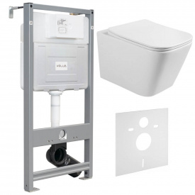 Інсталяція для унітазу Volle Master Ola 3 в 1 + унітаз Volle Libra 2.0 vortice з сидінням (1321.001000+2130.000200)