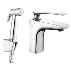 Змішувач для умивальника Rubineta Aero-17 хром (540032N) Свесса