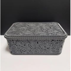 Корзина для хранения бытовых вещей Elif Plastik Ажур 4,7 л Серый Киев