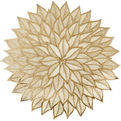 Килимки-плейсмати BonaDi Айстра 38 см Золотистий 4 шт DP229876 Київ