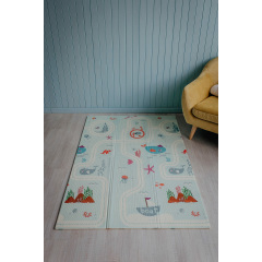 Развивающий термоковрик Mat4Baby Африка/Океан 200х150х1 см Разноцветный (SW-00000165) Тячев