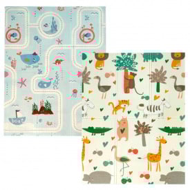 Развивающий термоковрик Mat4Baby Африка/Океан 200х150х1 см Разноцветный (SW-00000165)
