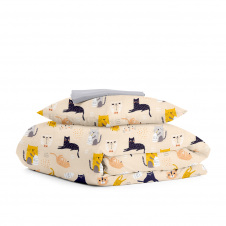 Подростковое постельное белье Cosas Cats CS3 160х220 см Разноцветный