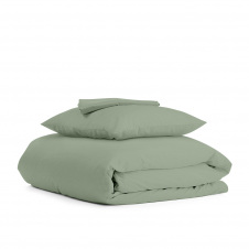 Підлітковий комплект на резинці COSAS MEDITATIVE Ранфорс 155х215 см Серпанковий