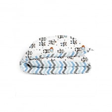 Підліткова підковдра COSAS PANDA Ранфорс 155х215 см Блакитний