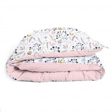 Детский пододеяльник COSAS ROSE FLOWERS Ранфорс 110х140 см Розовый