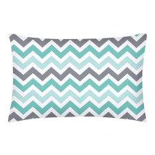 Наволочка COSAS ZIGZAG MINT GREY 60х60 см Мятный