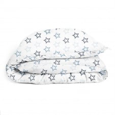 Евро пододеяльник COSAS CLEAR STARS Ранфорс 200х220 см Голубой