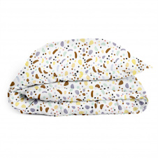 Пододеяльник полуторный 160х220 см COLORFUL STONES COSAS Бежевый