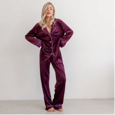 Піжама жіноча COSAS Velour Harmony XS Марсала