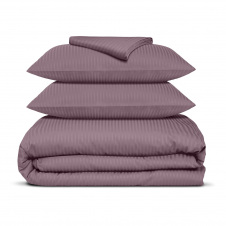 Сімейний комплект постільної білизни сатин GRAPE Cosas Лаванда 2х160х220 см