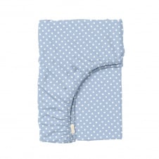 Простирадло на резинці 80х160 см BLUE DOTS COSAS