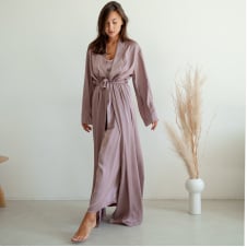 Женский халат COSAS Silky Cloud L-XL Сиреневый