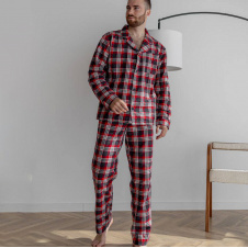 Мужская пижама COSAS SleepWay XL Красно-голубой (SleepWay_blue_red_XL)