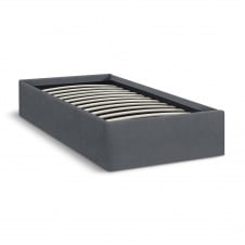 Ліжко односпальне COSAS Papaya Lava 90х200 см Антрацит