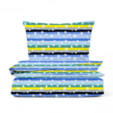 Дитяча постіль без простирадла Blue Star Line COSAS Блакитний 110х140 см