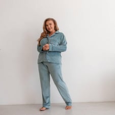 Пижама женская COSAS Velour Harmony M Фисташковый