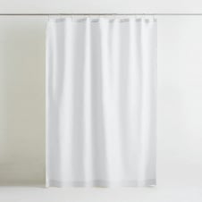 Шторка для душу та ванної COSAS SNOW з кільцями 180х180 см Білий