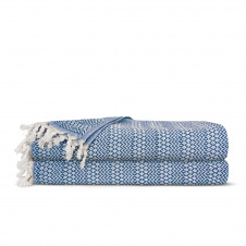 Плед бавовняний COSAS RHOMB 200х230 см CS4 Синій