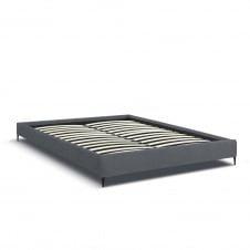 Ліжко двоспальне COSAS Mandarin Lava 160x200 см Антрацит